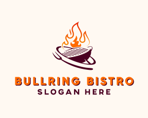 Flame Bistro Grill logo design