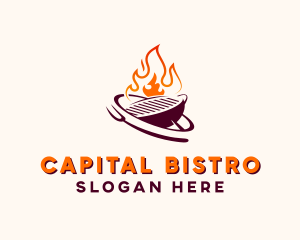 Flame Bistro Grill logo design