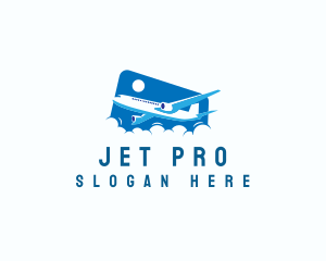 Travel Jet Plane logo design