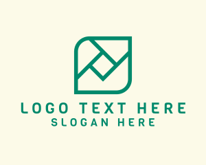 Square - Geometric Digital Tech logo design