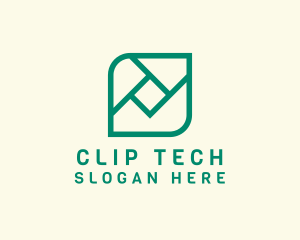 Geometric Digital Tech logo design