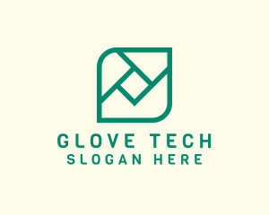 Geometric Digital Tech logo design