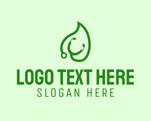 Traditional Medicine - Medical Natural Stethoscope logo design