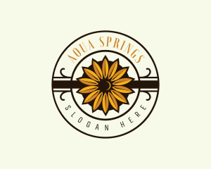 Sunflower Spring Garden logo design