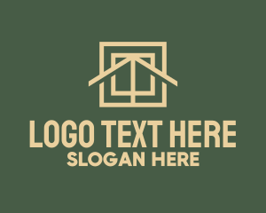 Room - House Real Estate Property logo design