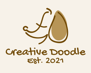 Pet Dog Doodle  logo design