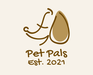 Pet Dog Doodle  logo design