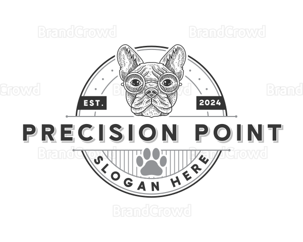 Bulldog Pet Dog Logo