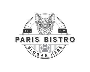 Bulldog Pet Dog logo design