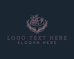 Sweet - Wedding Floral Cake logo design