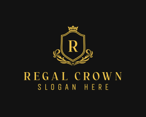 Royalty - Royalty Crown Shield logo design