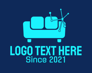 Furniture Store - High Tech Couch logo design