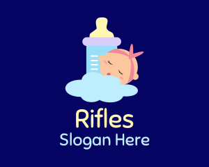 Sleeping Baby Bottle Logo