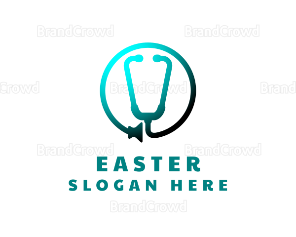 Medical Doctor Stethoscope Logo