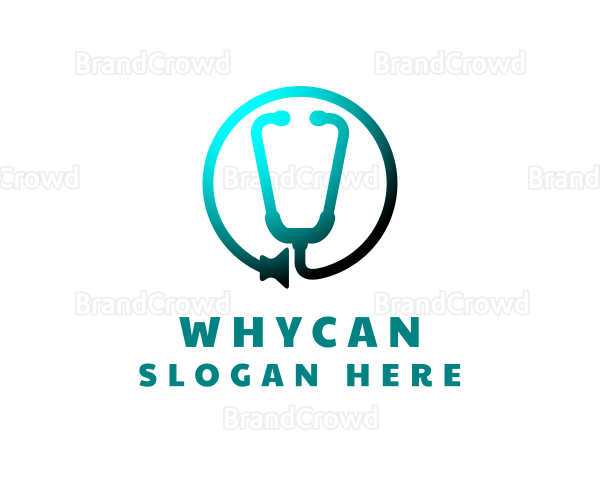 Medical Doctor Stethoscope Logo