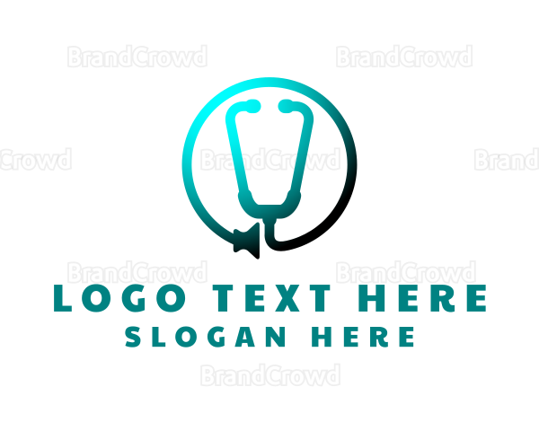 Medical Doctor Stethoscope Logo