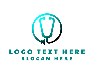 Surgeon - Medical Doctor Stethoscope logo design