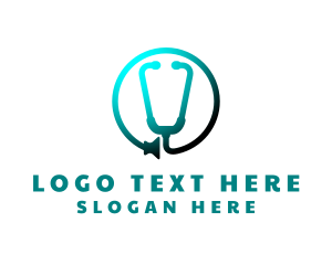 Rx - Medical Doctor Stethoscope logo design