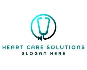 Cardiologist - Medical Doctor Stethoscope logo design