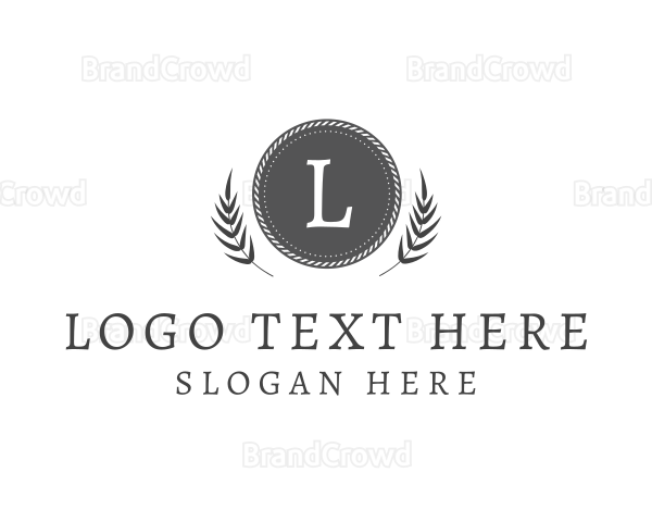 Professional Wreath Fashion Boutique Logo