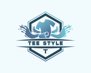 Tee Laundry Fashion logo design