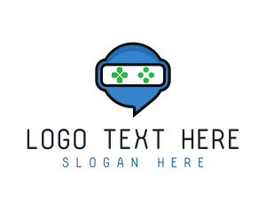 Communication - Chat Gaming Controller logo design