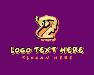 Music Label - Graffiti Art Letter Z logo design