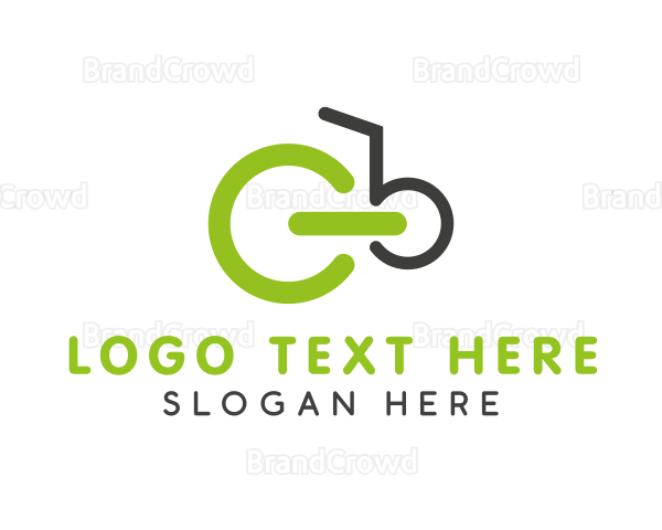 Bicycle Power Button Logo