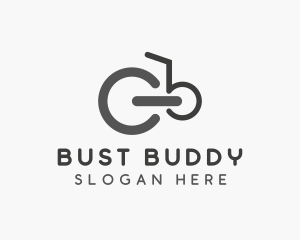 Bicycle Power Button logo design