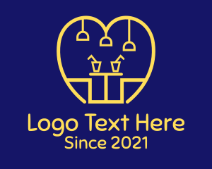 Food Store - Golden Food Cafe logo design