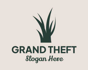 Grass Plant Gardener  Logo