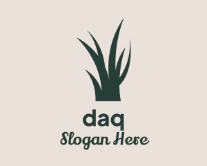 Grass Plant Gardener  Logo