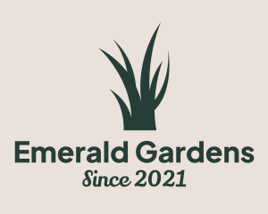 Grass Plant Gardener  logo design