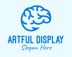 Blue Brain Hook logo design