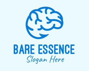 Blue Brain Hook logo design