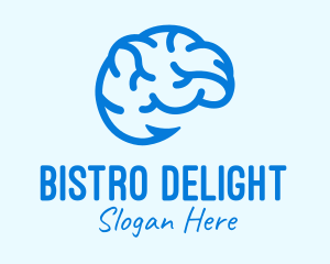 Blue Brain Hook logo design