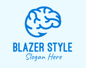 Blue Brain Hook logo design