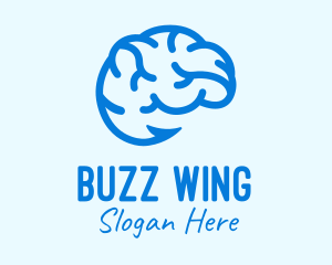 Blue Brain Hook logo design