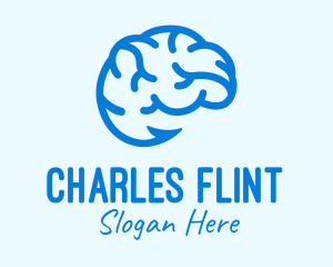 Blue Brain Hook logo design