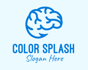 Blue Brain Hook logo design