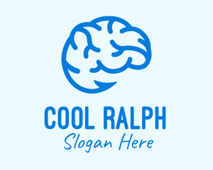 Blue Brain Hook logo design