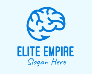 Blue Brain Hook logo design