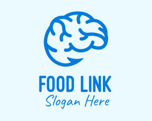 Blue Brain Hook logo design