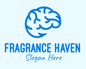 Blue Brain Hook logo design