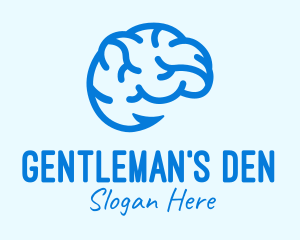 Blue Brain Hook logo design