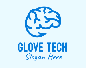 Blue Brain Hook logo design