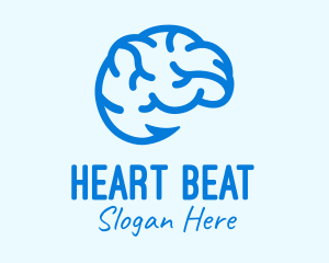 Blue Brain Hook logo design