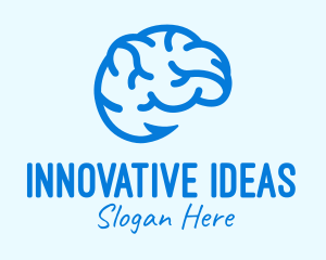 Blue Brain Hook logo design