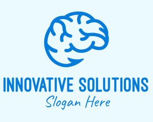 Blue Brain Hook logo design