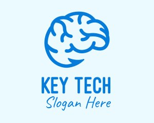 Blue Brain Hook logo design